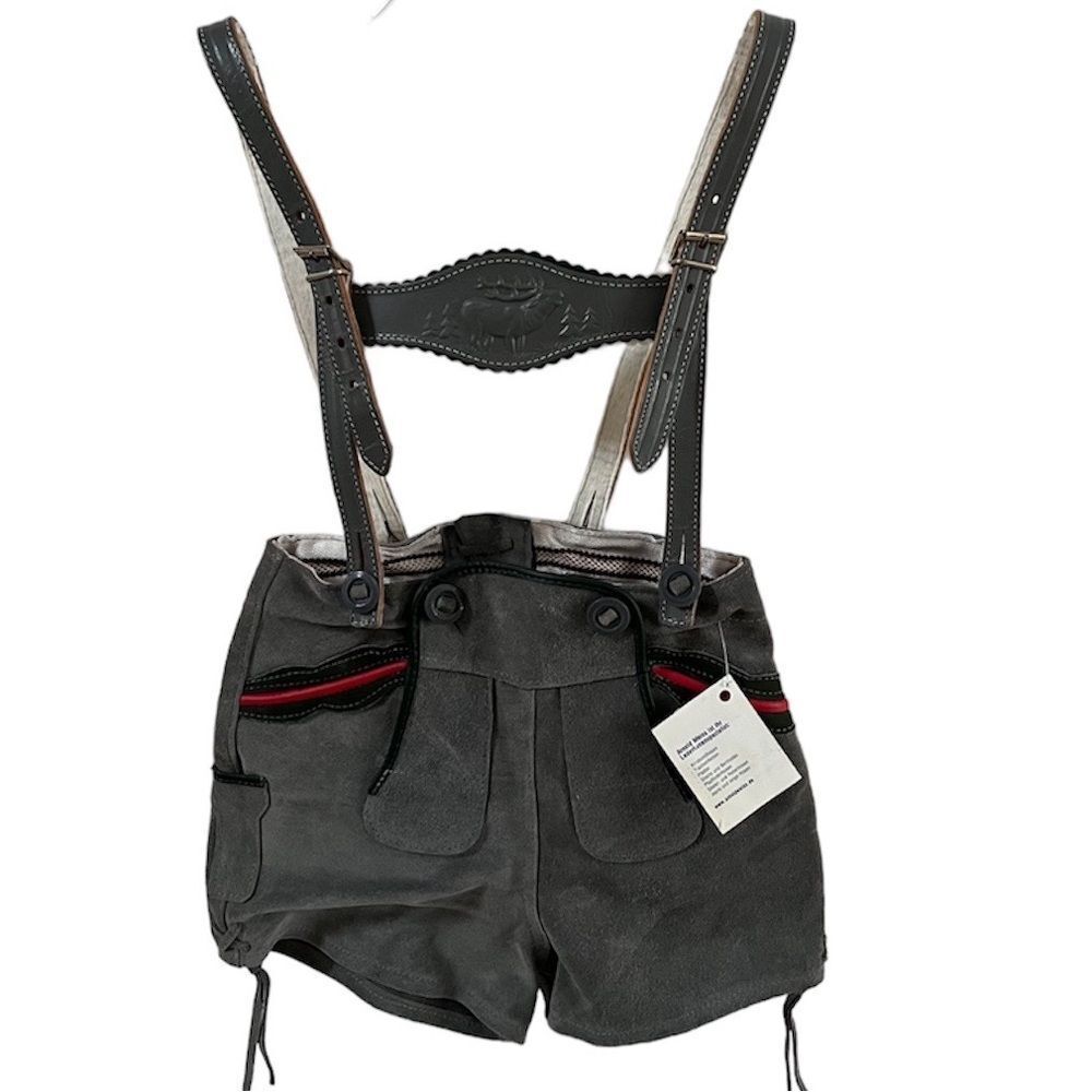 Arnold Weiss Kids Laderhosen in Gray 5 NWT